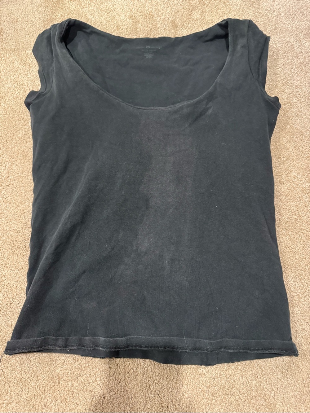 Brandy Melville Black Scoop Neck Tank Top